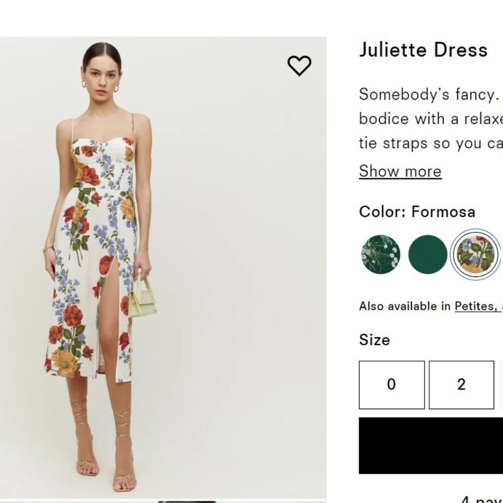 Reformation Juliette Dress